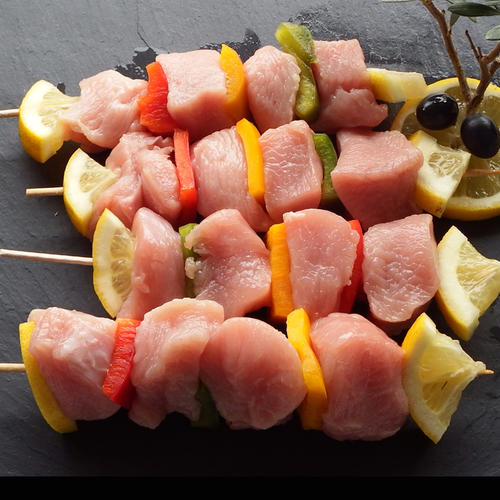 Le porc et BBQ bio : Brochette de porc 2x150g