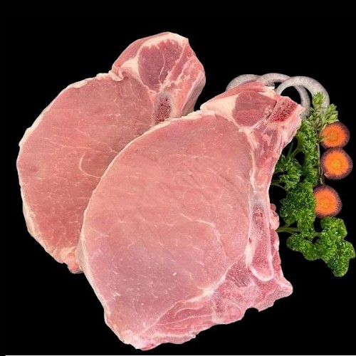 Le porc et BBQ bio : Cotelette Filet 1er 2 x 250g