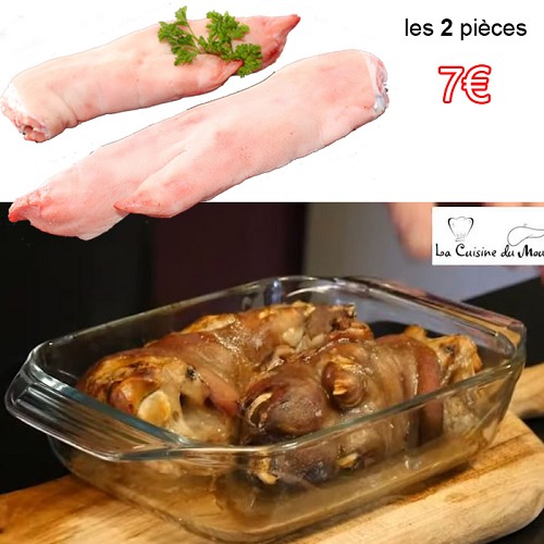Pieds de porc 2 pièces