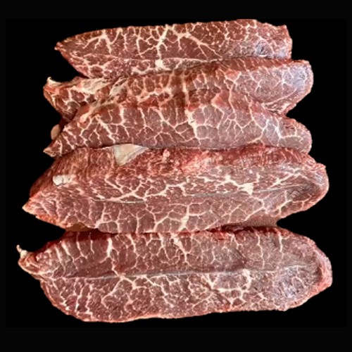 Le boeuf et BBQ bio : Flat Iron Steaks x 5 pièces