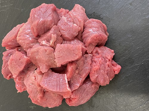 Le boeuf et BBQ bio : Viande de boeuf pour fondue 300g