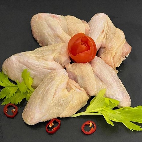 Volailles et BBQ Bio : Ailerons de poulets 500g 