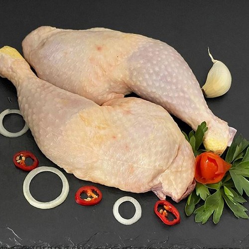 Volailles et BBQ Bio : 2 Cuisses poulets 540g 
