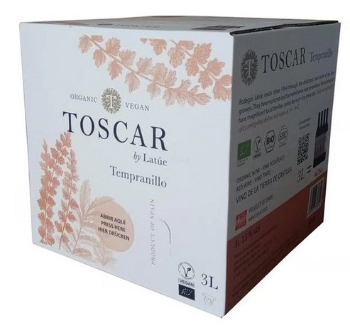 Toscar Tempranillo Vin rouge BagBox de 3L