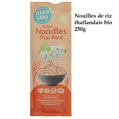 Nouilles de riz thaïlandais bio 250g