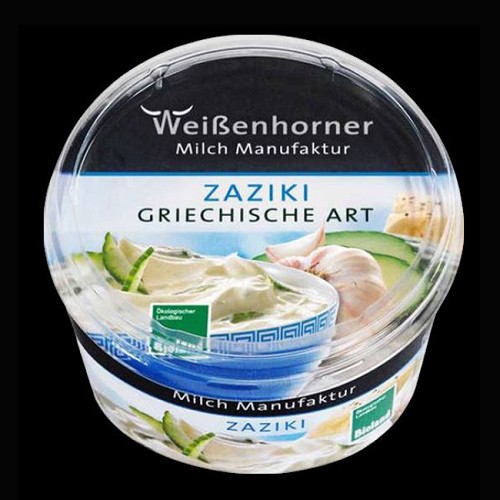ZAZIKI sauce au yaourt avec concombre et ail 175g