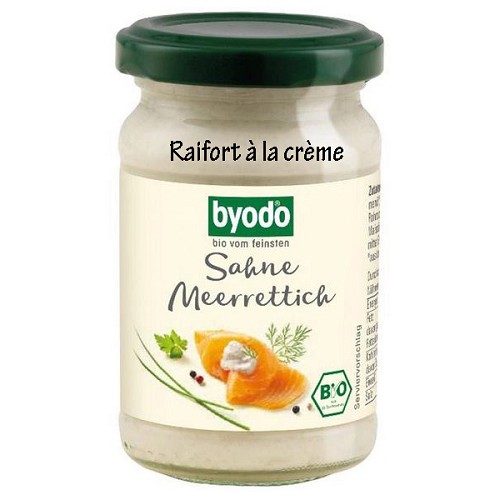 Tous les produits Bio : Raifort àla crème