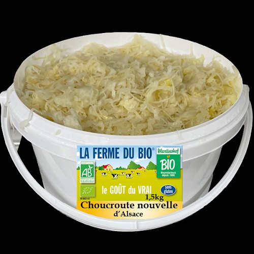 Choucroute nouvelle crue, d'Alsace 1,5kg