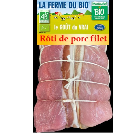 Rôti de porc filet 500g